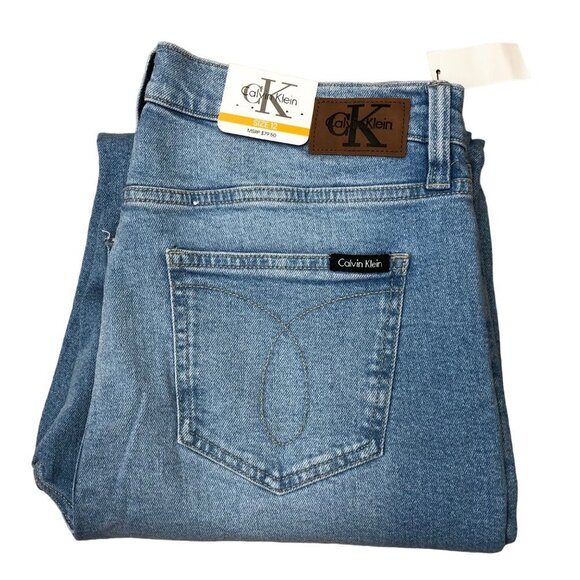 CALVIN KLEIN HIGH VINTAGE STRAIGHT JEANS NEW WITH TAG - Picture 14 of 14